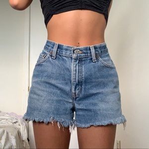 Levi denim shorts
